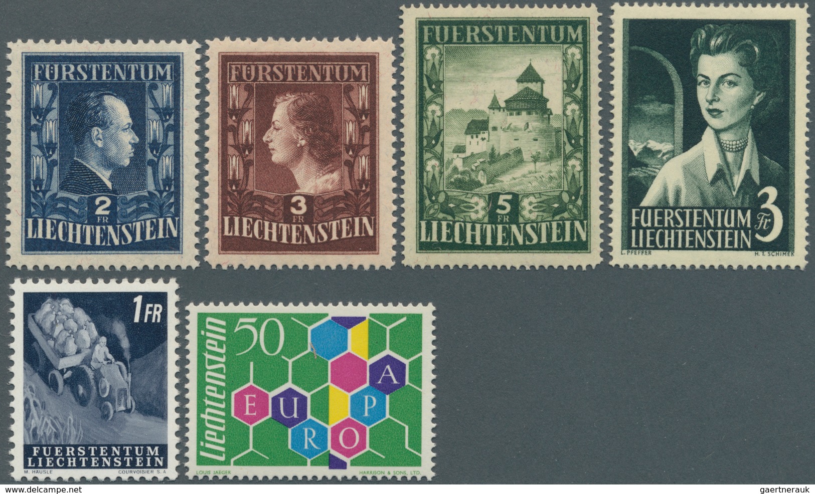 27217 Liechtenstein: 1945/1980, In Den Hauptnummern Komplette Postfrische Qualitäts-Sammlung Im Safe-Vordr - Lettres & Documents