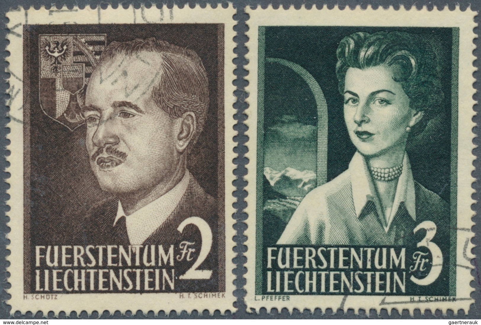 27233 Liechtenstein - Ganzsachen: 1912/1970, Saubere, Meist Gestempelte Sammlung Auf Alten Schaubek-Vordru - Entiers Postaux