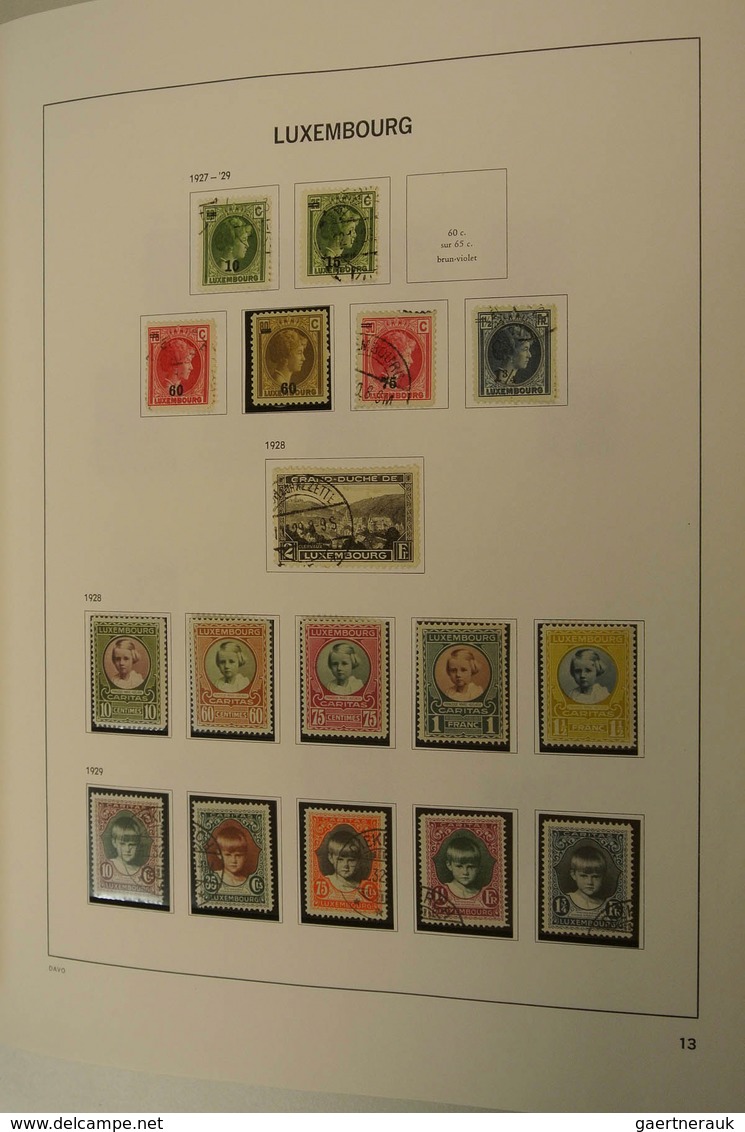 27269 Luxemburg: 1873/2013: Well Filled, MNH, Mint Hinged And Used Collection Luxembourg 1873-2013 In 2 Da - Autres & Non Classés