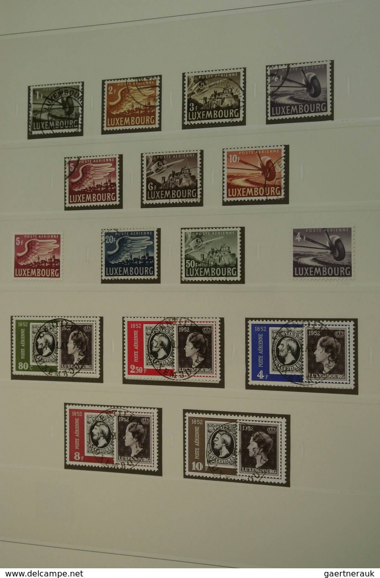 27271 Luxemburg: 1882/2013: Well filled, MNH, mint hinged and used collection Luxembourg 1882-2013 in 4 lu