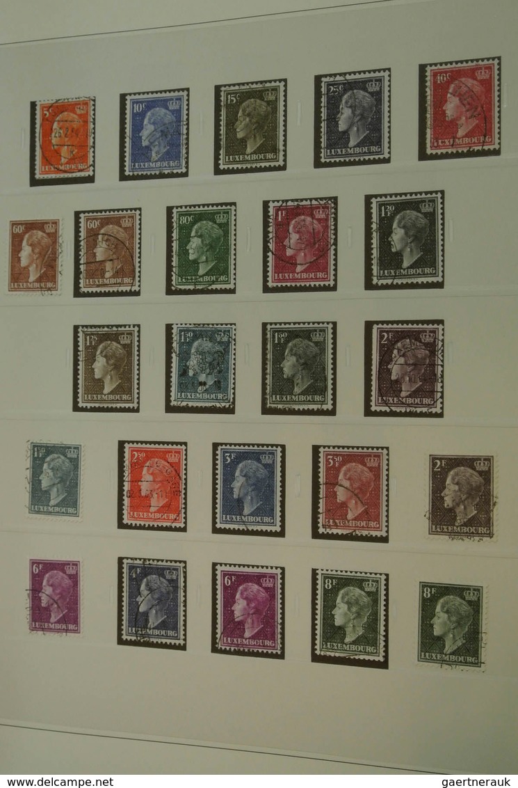 27271 Luxemburg: 1882/2013: Well filled, MNH, mint hinged and used collection Luxembourg 1882-2013 in 4 lu