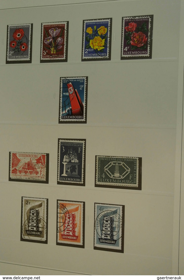 27271 Luxemburg: 1882/2013: Well filled, MNH, mint hinged and used collection Luxembourg 1882-2013 in 4 lu