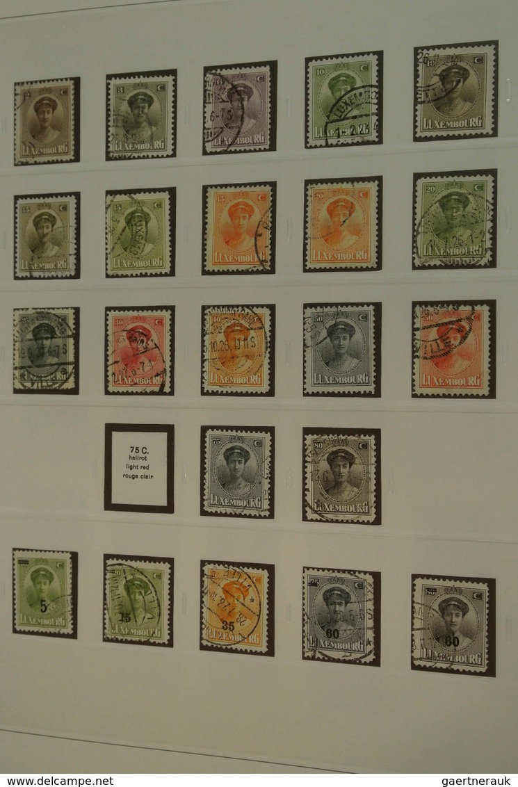 27271 Luxemburg: 1882/2013: Well filled, MNH, mint hinged and used collection Luxembourg 1882-2013 in 4 lu