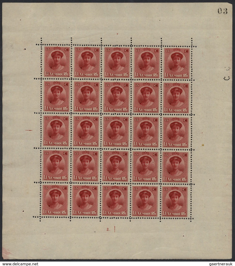 27272 Luxemburg: 1891/1939, Comprehensive UNMOUNTED MINT Accumulation Deriving From An Ancient Stock, All - Autres & Non Classés