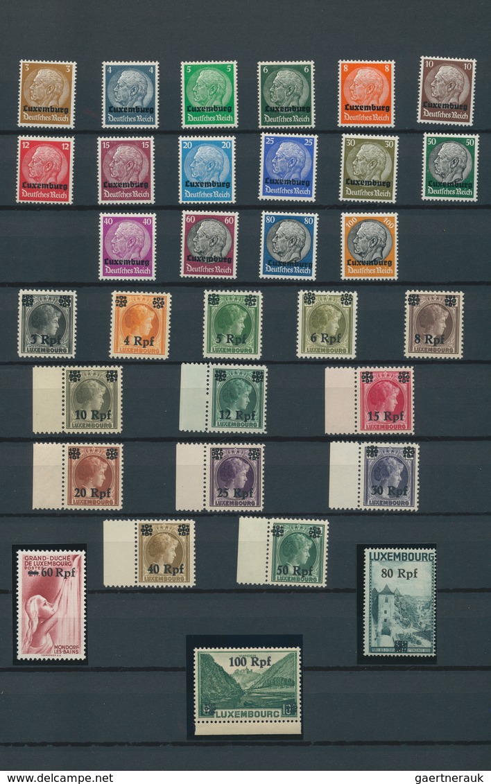 27274 Luxemburg: 1921/1997, U/m Collection On Stocksheets/in Stockbook, Well Collected Throughout With Ple - Autres & Non Classés