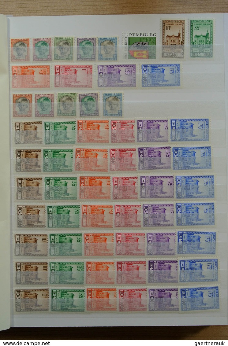 27279 Luxemburg: 1931-1982. Fantastic Mint Never Hinged Lot Better Sets And Sheetlets, Mainly Very Good Co - Autres & Non Classés