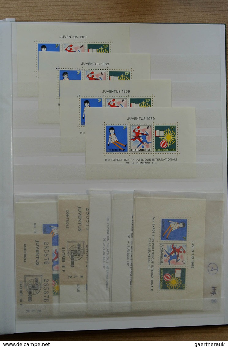 27279 Luxemburg: 1931-1982. Fantastic Mint Never Hinged Lot Better Sets And Sheetlets, Mainly Very Good Co - Autres & Non Classés