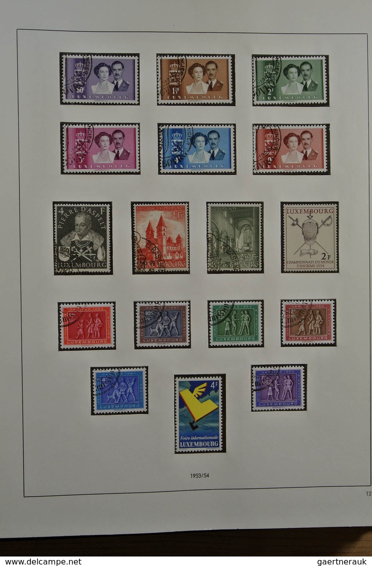27282 Luxemburg: 1945-1985. For 99% Complete Mint Never Hinged And Used Collection, Including All Good Iss - Autres & Non Classés
