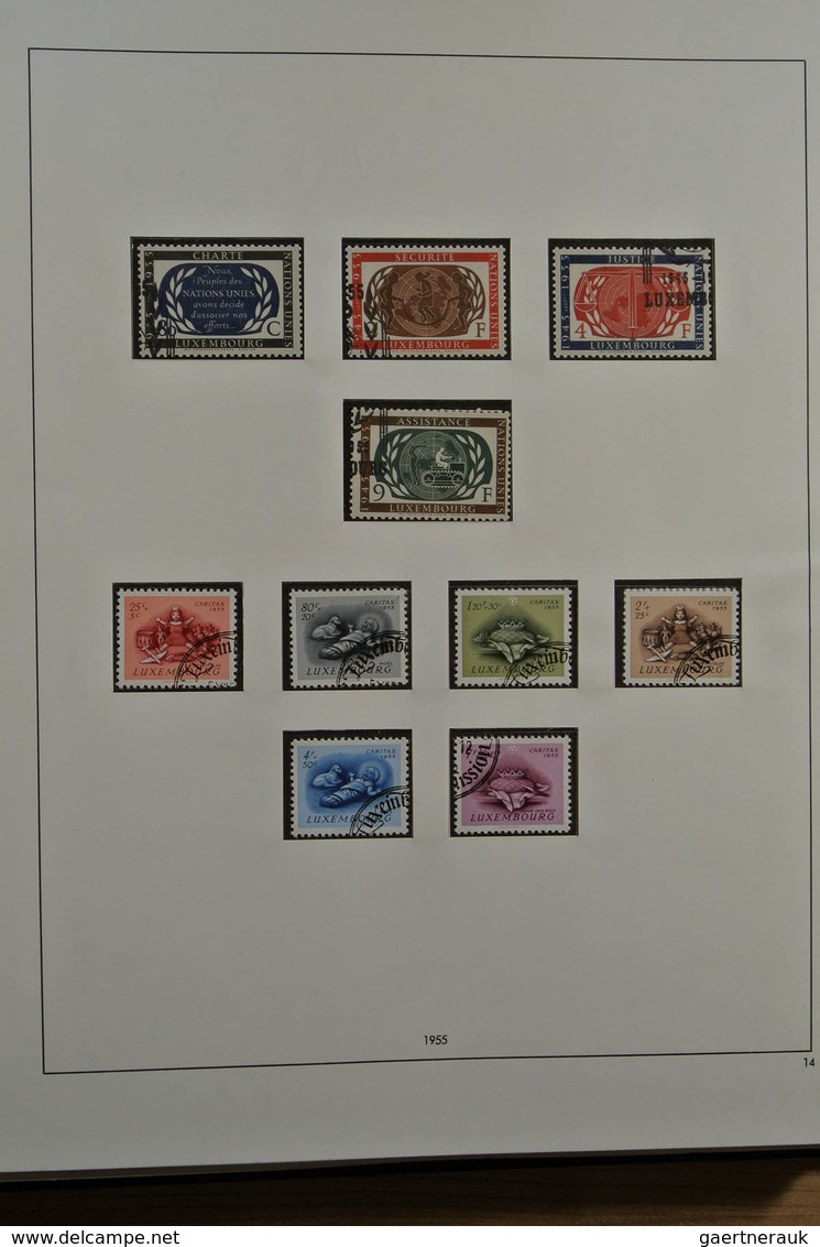 27282 Luxemburg: 1945-1985. For 99% complete mint never hinged and used collection, including all good iss