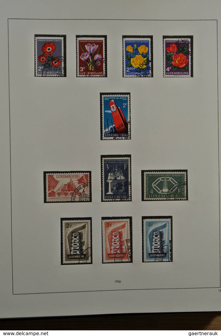 27282 Luxemburg: 1945-1985. For 99% complete mint never hinged and used collection, including all good iss