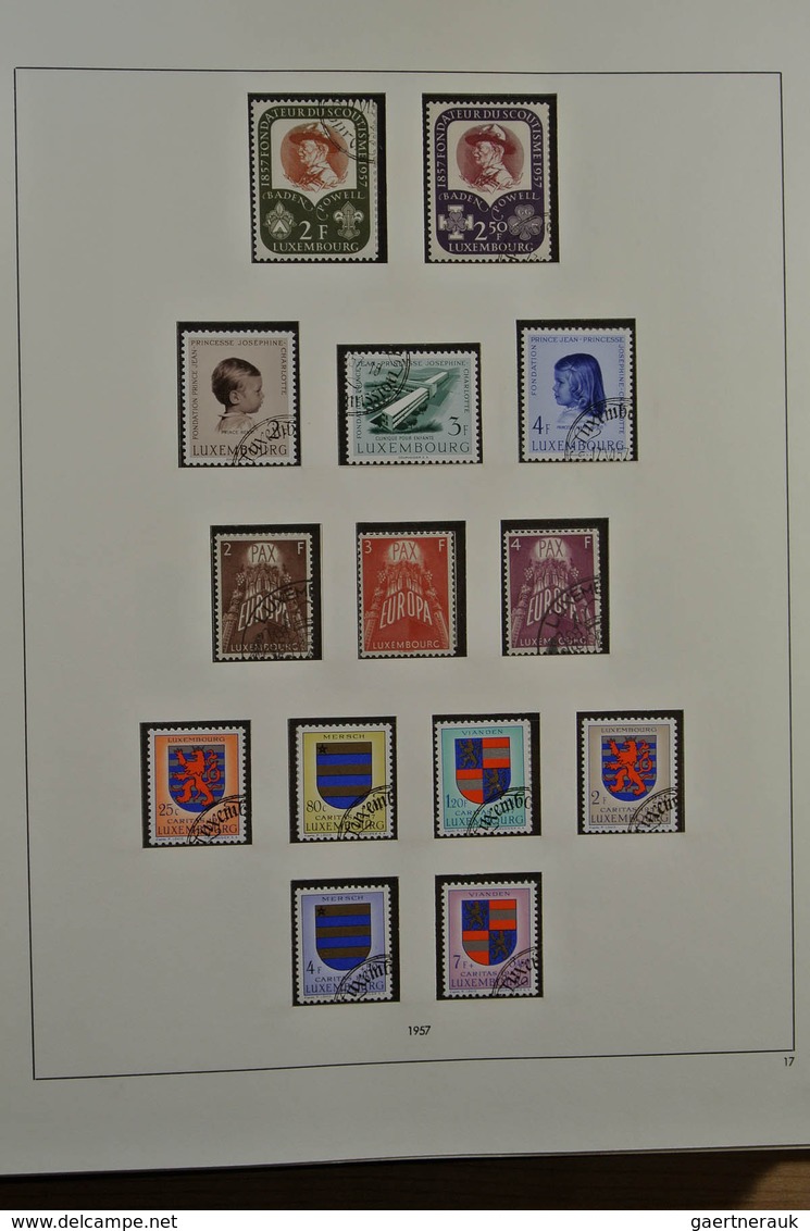 27282 Luxemburg: 1945-1985. For 99% complete mint never hinged and used collection, including all good iss