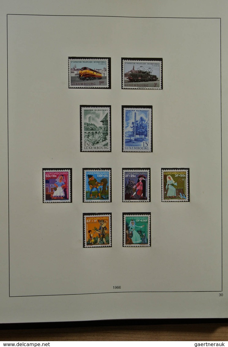 27282 Luxemburg: 1945-1985. For 99% complete mint never hinged and used collection, including all good iss