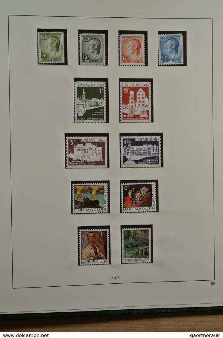 27282 Luxemburg: 1945-1985. For 99% complete mint never hinged and used collection, including all good iss