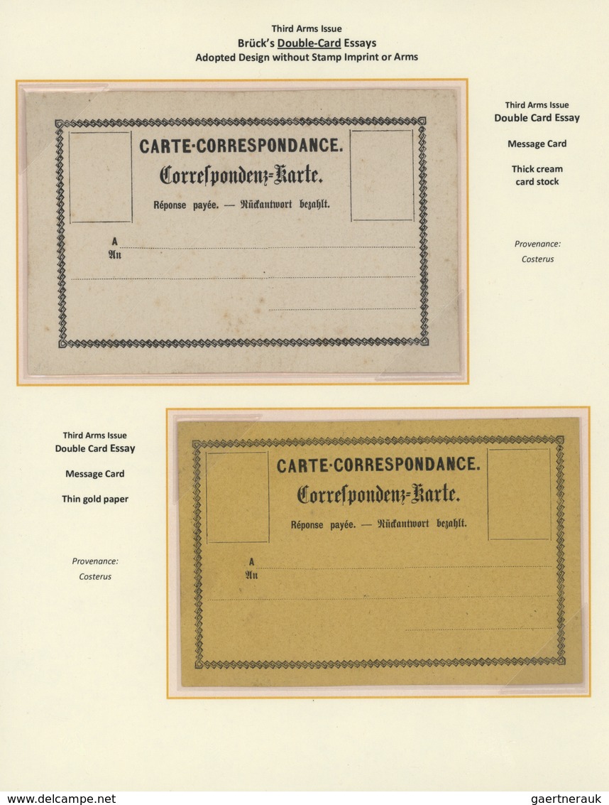 27288 Luxemburg - Ganzsachen: 1870-1882 LUXEMBOURG'S COAT OF ARMS POSTAL STATIONERY: Exhibition collection