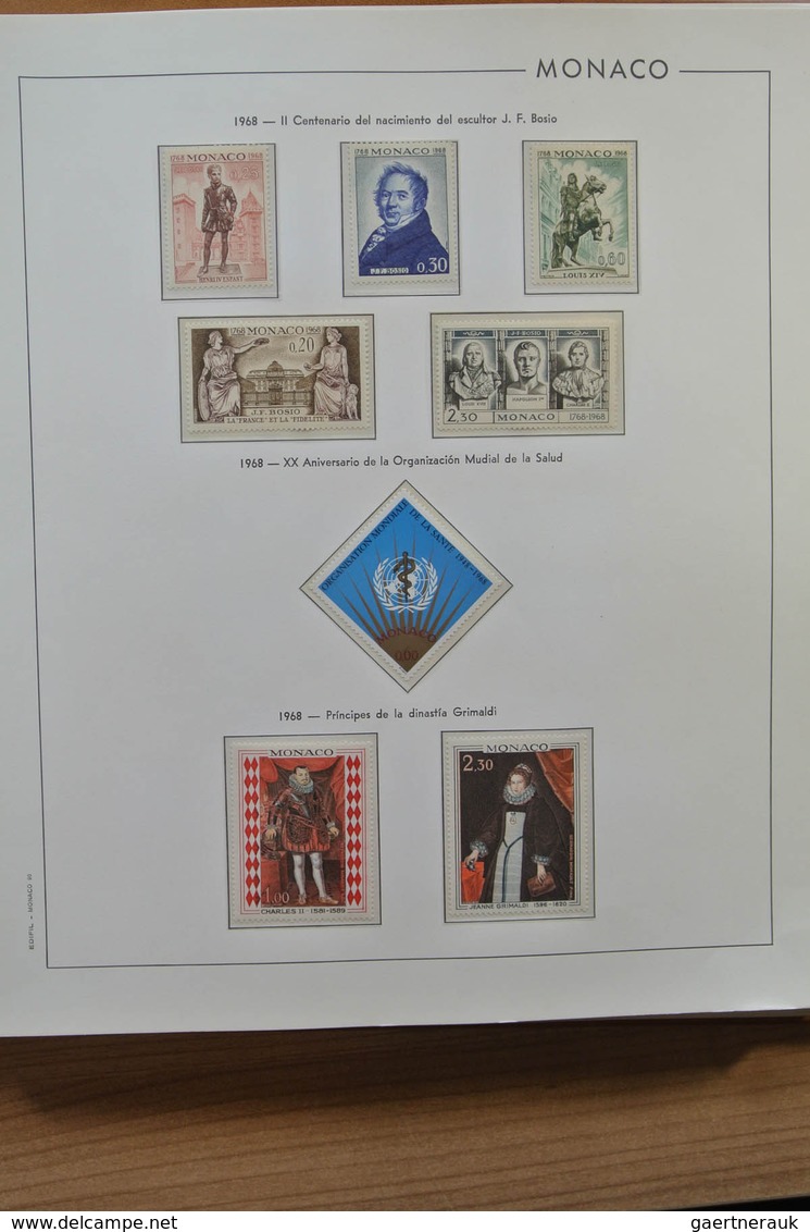 27379 Monaco: 1964-1990. Complete, MNH Colllection Monaco 1964-1990 In 2 Filabo Albums, Including Souvenir - Neufs