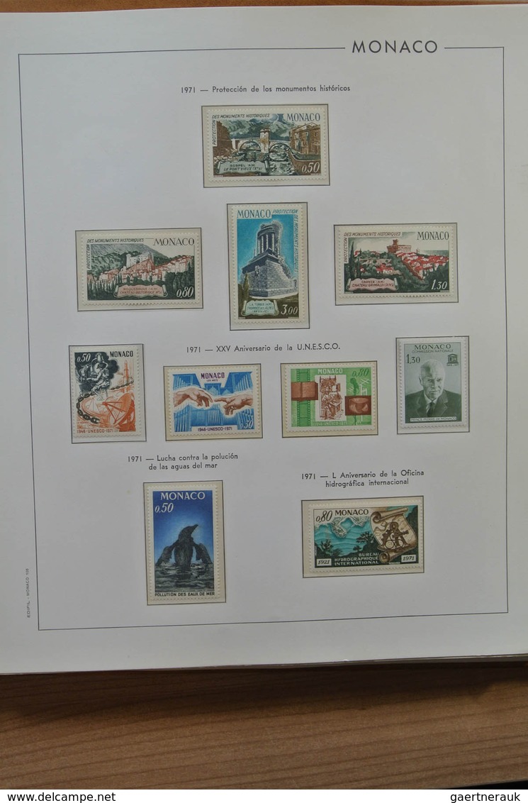 27379 Monaco: 1964-1990. Complete, MNH colllection Monaco 1964-1990 in 2 Filabo albums, including souvenir