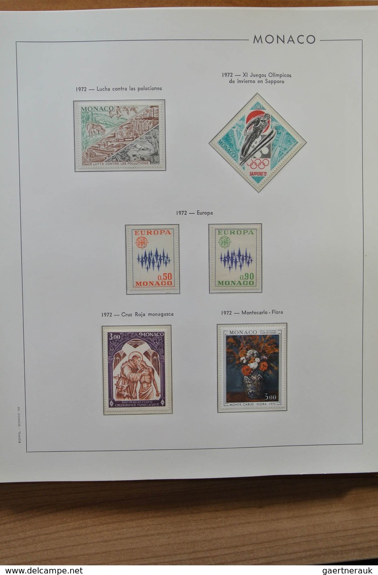 27379 Monaco: 1964-1990. Complete, MNH colllection Monaco 1964-1990 in 2 Filabo albums, including souvenir