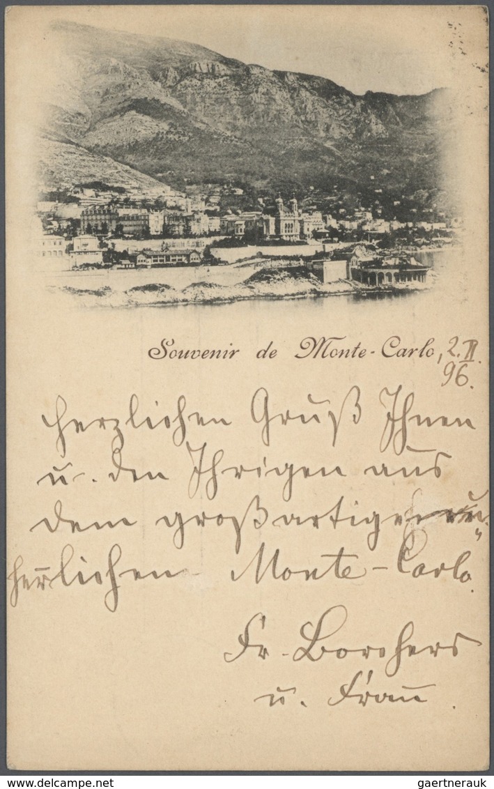 27392 Monaco - Besonderheiten: 1895/1920, Stock Of Around 1,700 Historical Picture Postcards In Common Com - Autres & Non Classés