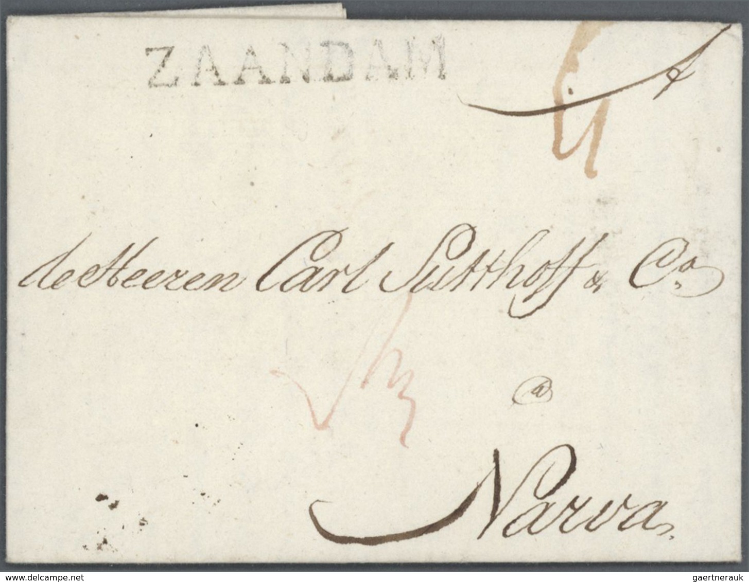 27405 Niederlande - Vorphilatelie: 1676- 1865 interessante vorphilatelistische Sammlung von 80 meist gut e