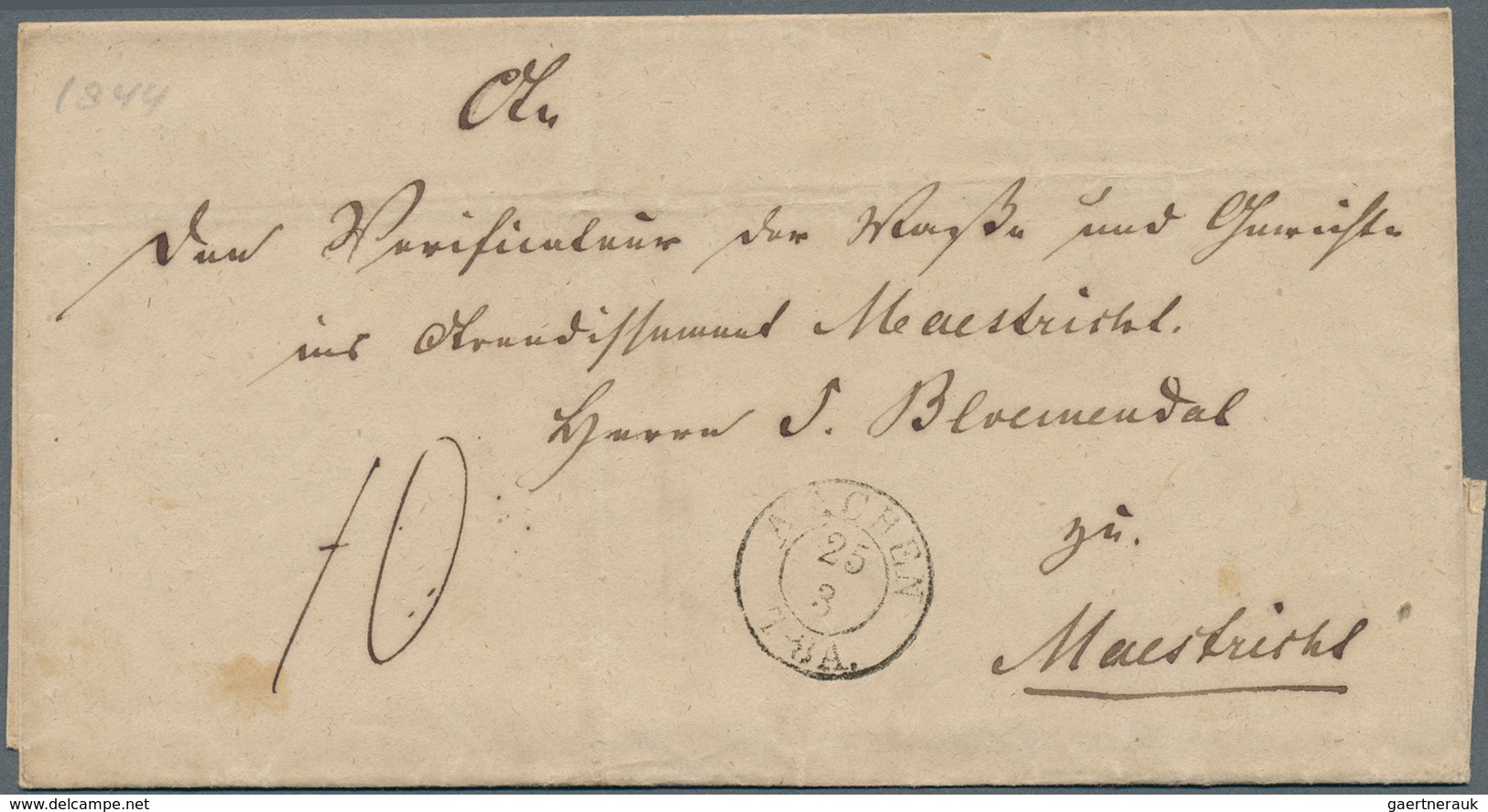 27409 Niederlande - Vorphilatelie: 1773/1861, 23 Belege Mit Diversen TRANSIT-Stempeln, U.a. "D'HOLLANDE", - ...-1852 Préphilatélie