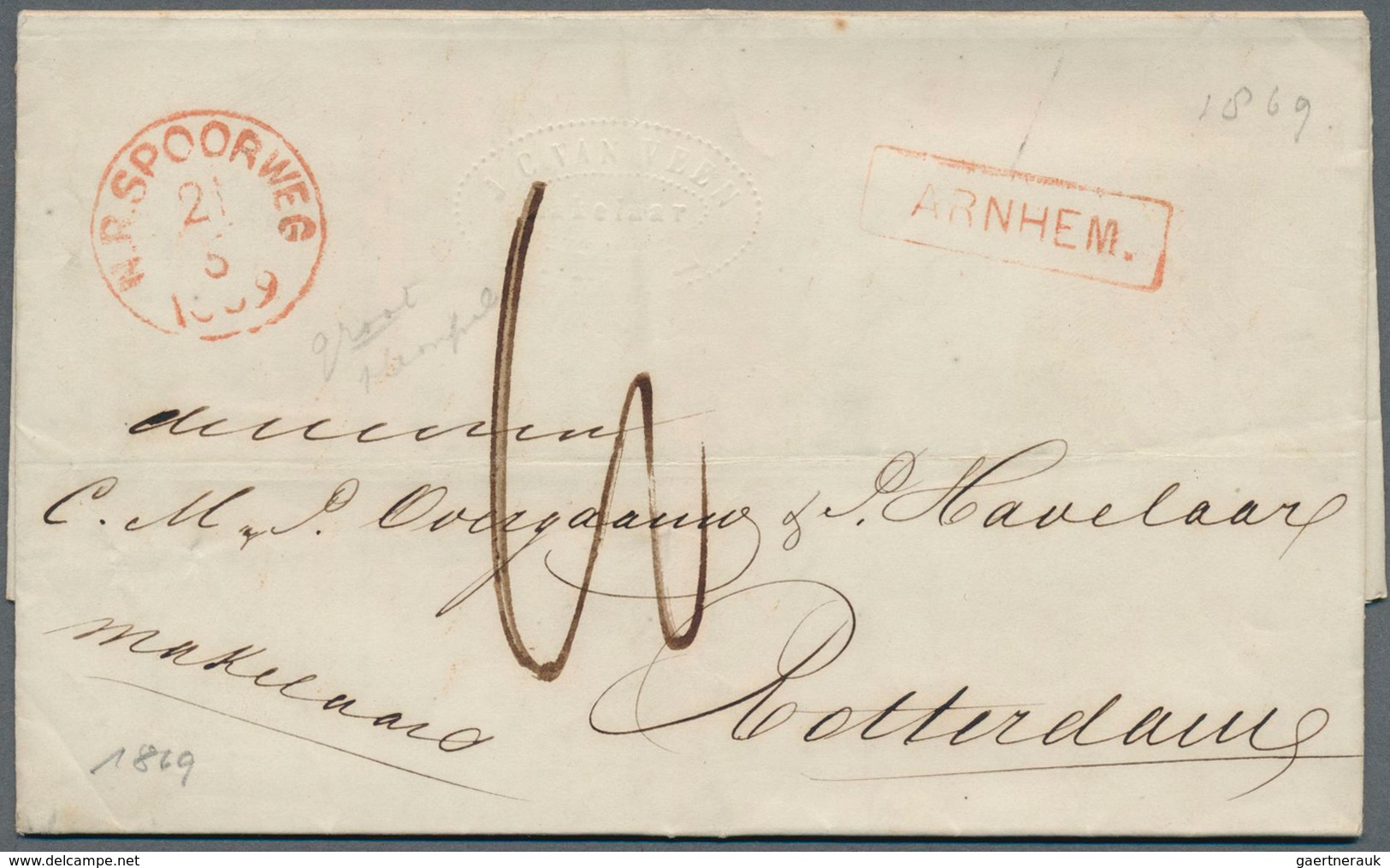 27410 Niederlande - Vorphilatelie: 1787/1851, About 50 Mostly Prephilatelic Letters With Many Different Po - ...-1852 Préphilatélie