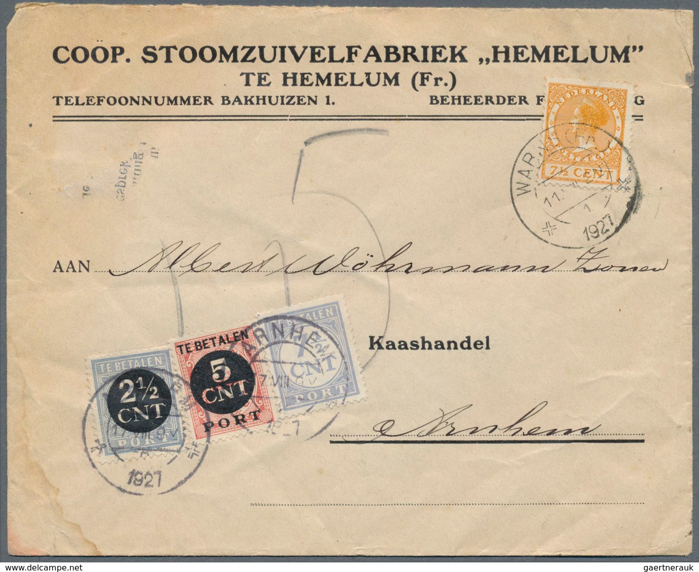 27414 Niederlande: 1771/1950 ca., interesting collection with focus on postal history, comprising ca.250 c