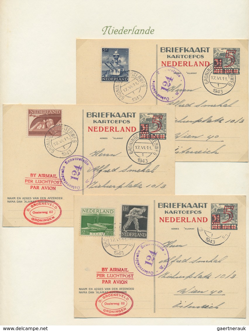 27418 Niederlande: 1800/1982, collection of apprx. 160 covers/cards, showing a nice range of attractive an