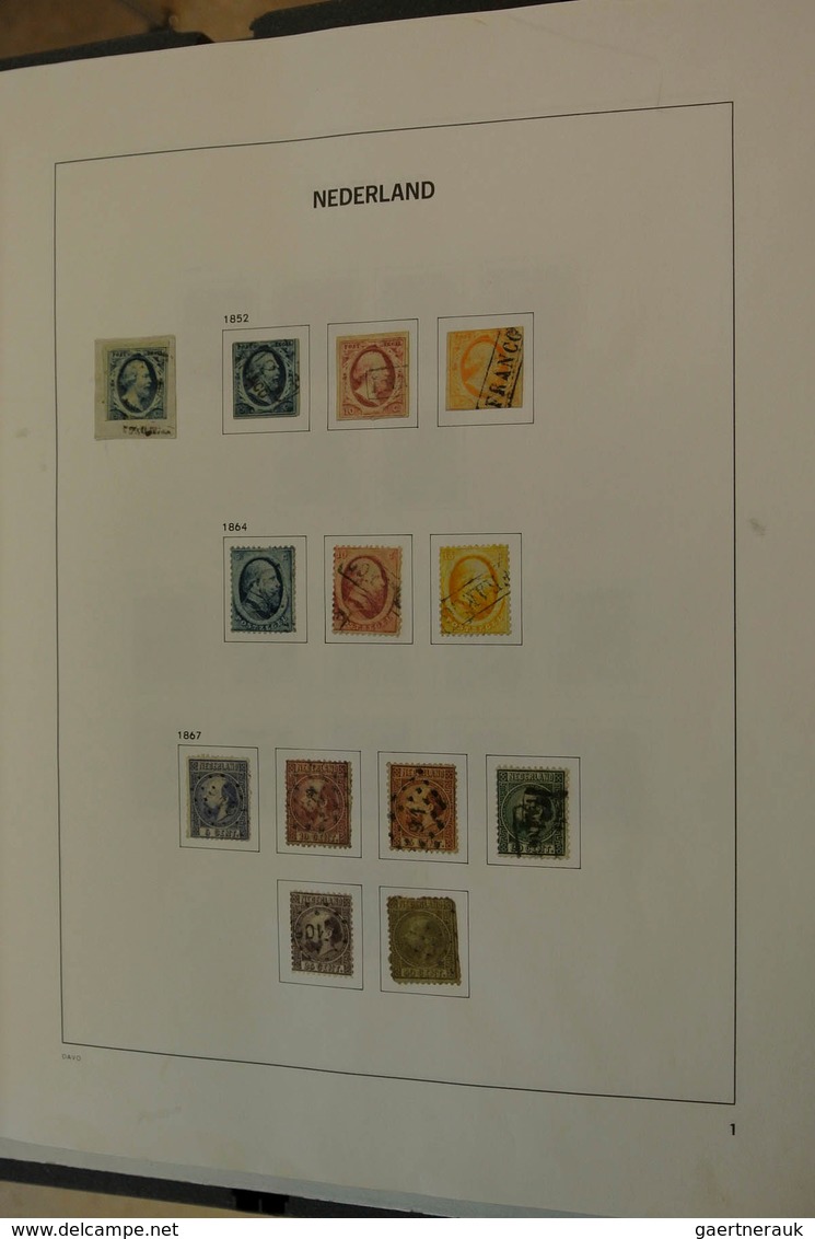 27423 Niederlande: 1852/1997: Nicely Filled, MNH, Mint Hinged And Used Collection Netherlands 1852-1997 In - Lettres & Documents