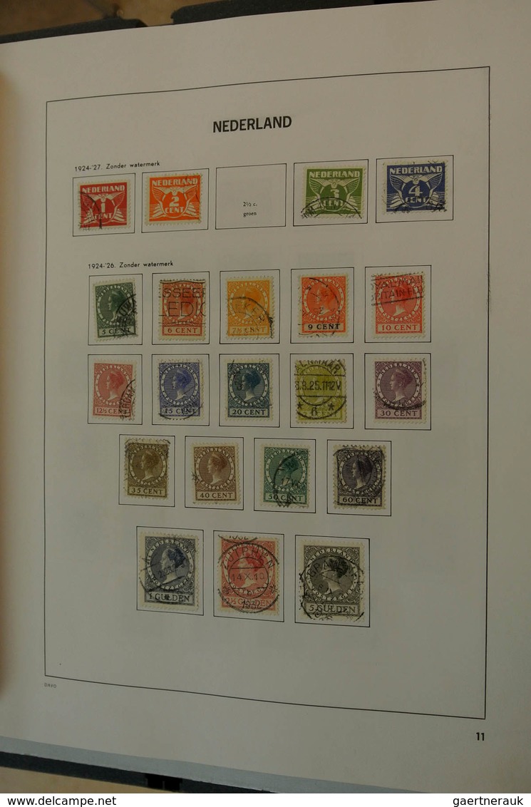 27423 Niederlande: 1852/1997: Nicely Filled, MNH, Mint Hinged And Used Collection Netherlands 1852-1997 In - Lettres & Documents