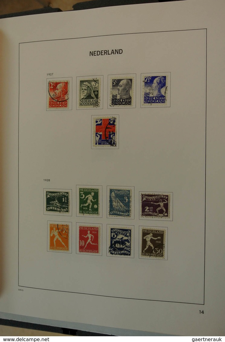 27423 Niederlande: 1852/1997: Nicely filled, MNH, mint hinged and used collection Netherlands 1852-1997 in
