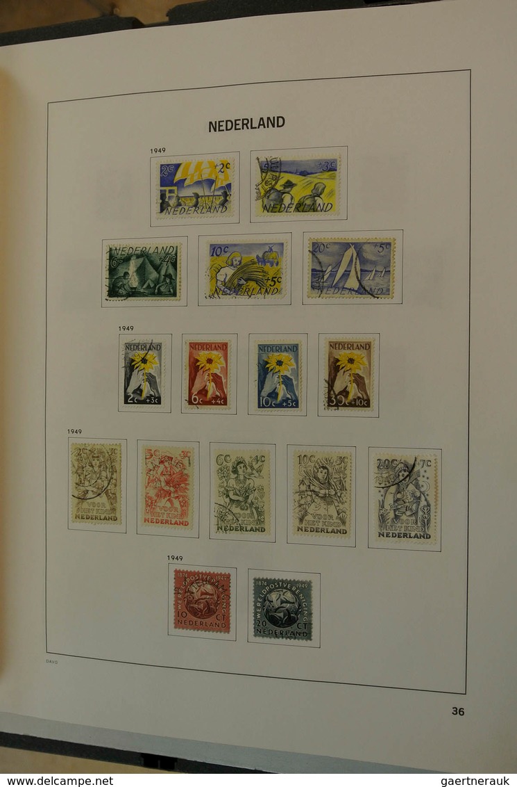 27423 Niederlande: 1852/1997: Nicely filled, MNH, mint hinged and used collection Netherlands 1852-1997 in