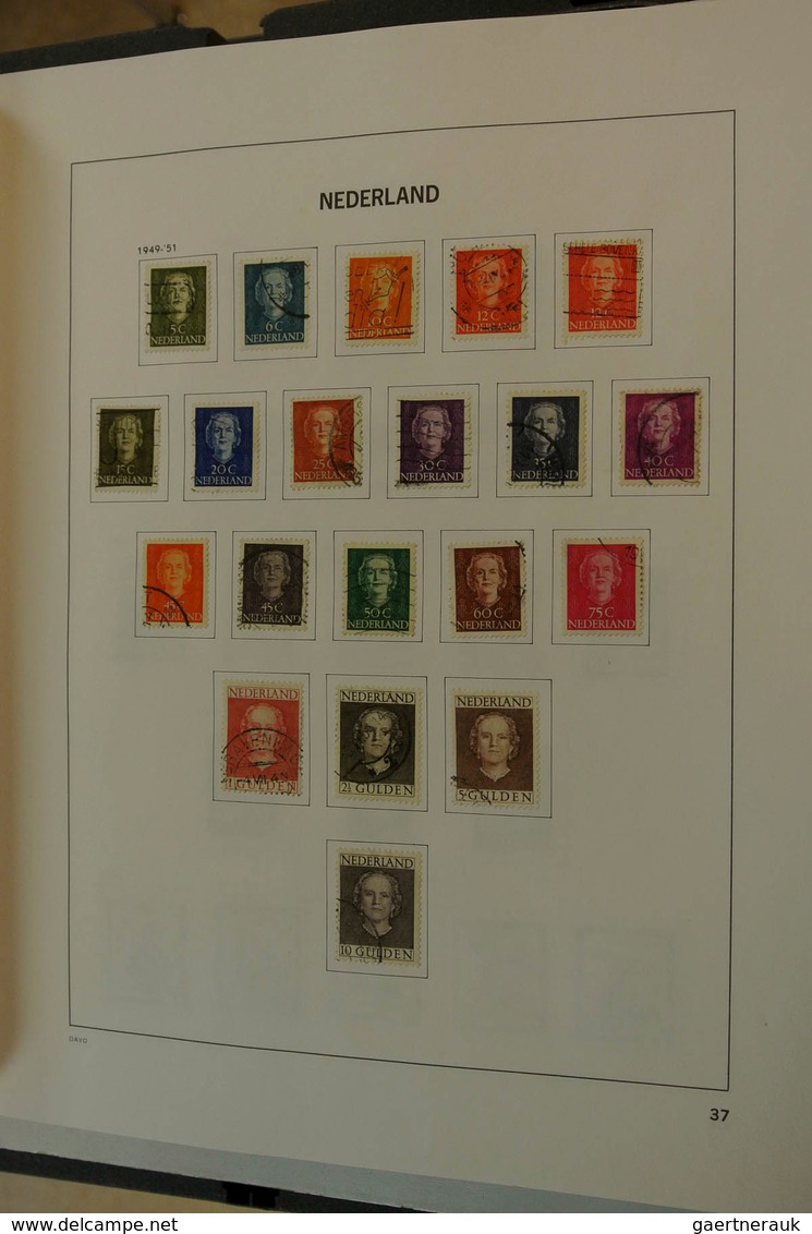 27423 Niederlande: 1852/1997: Nicely filled, MNH, mint hinged and used collection Netherlands 1852-1997 in