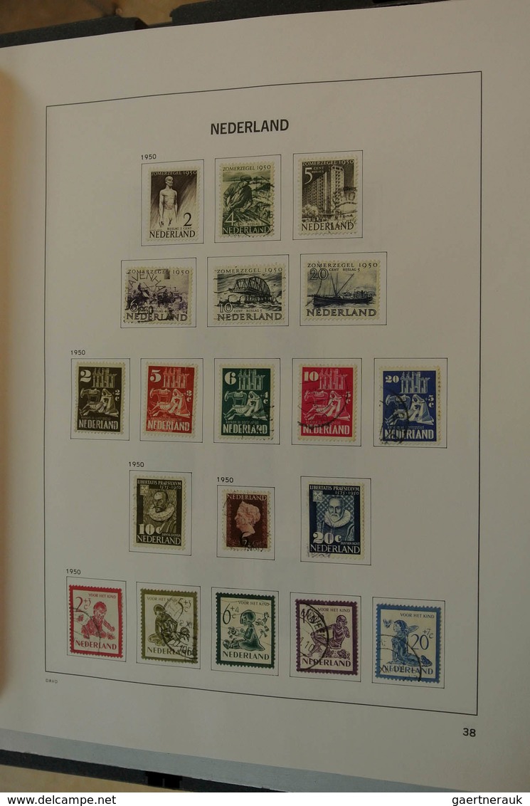 27423 Niederlande: 1852/1997: Nicely filled, MNH, mint hinged and used collection Netherlands 1852-1997 in