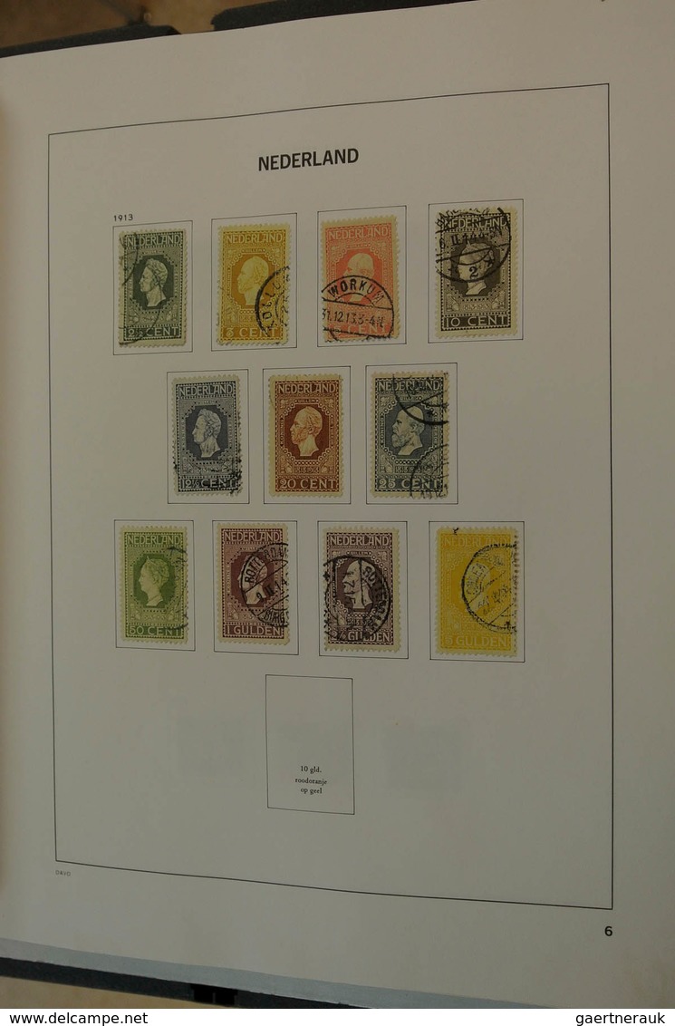 27423 Niederlande: 1852/1997: Nicely filled, MNH, mint hinged and used collection Netherlands 1852-1997 in