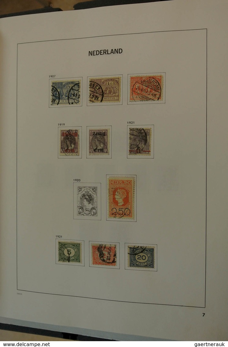 27423 Niederlande: 1852/1997: Nicely filled, MNH, mint hinged and used collection Netherlands 1852-1997 in