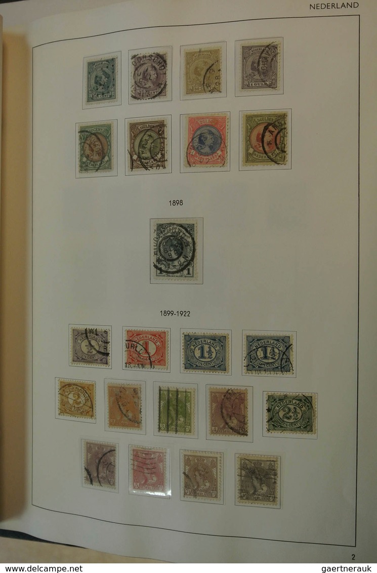 27424 Niederlande: 1852/1994: Well filled, MNH, mint hinged and used collection Netherlands 1852-1994 in H