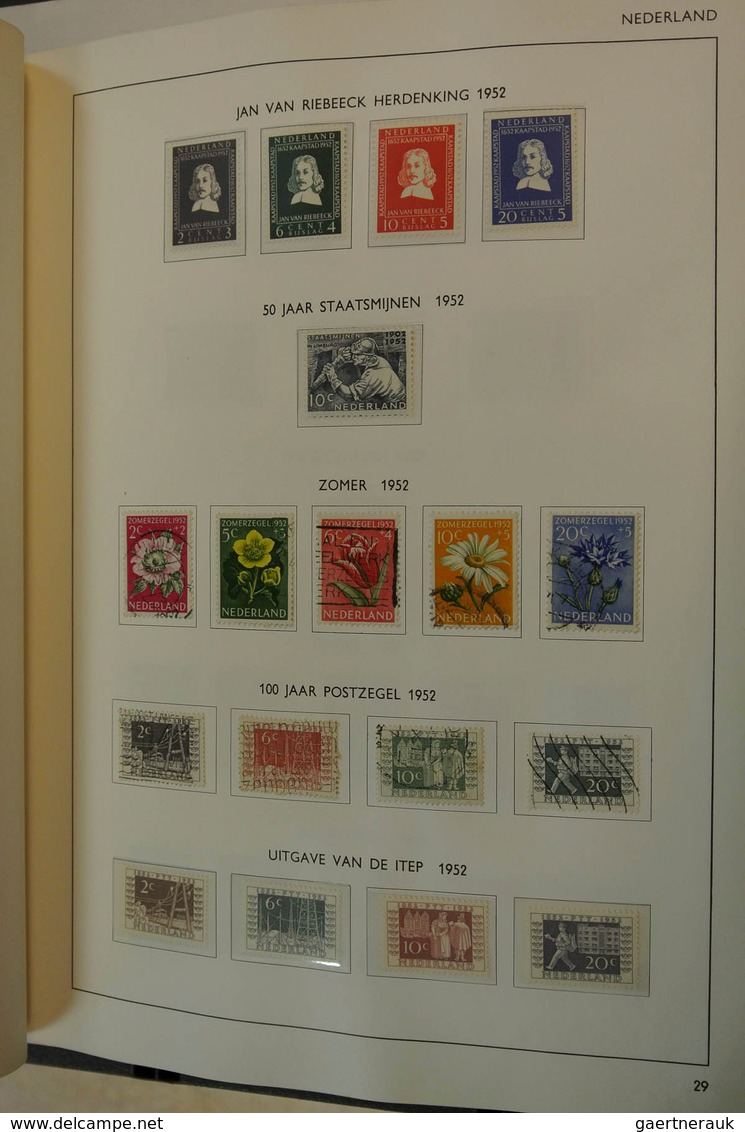 27424 Niederlande: 1852/1994: Well filled, MNH, mint hinged and used collection Netherlands 1852-1994 in H