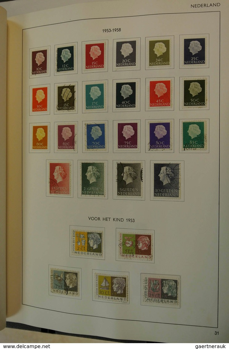 27424 Niederlande: 1852/1994: Well filled, MNH, mint hinged and used collection Netherlands 1852-1994 in H