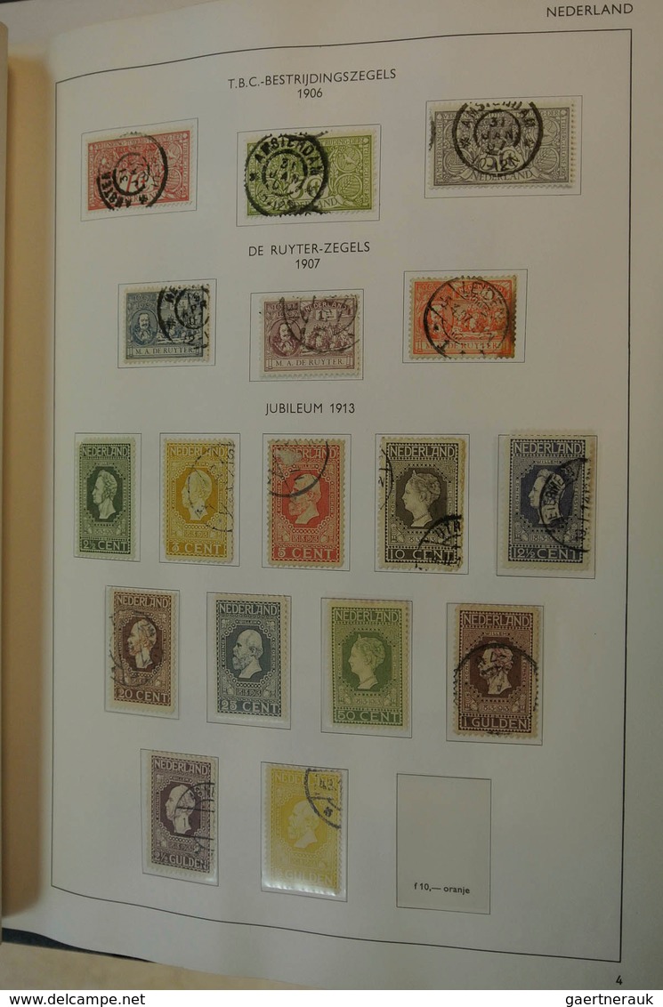 27424 Niederlande: 1852/1994: Well filled, MNH, mint hinged and used collection Netherlands 1852-1994 in H