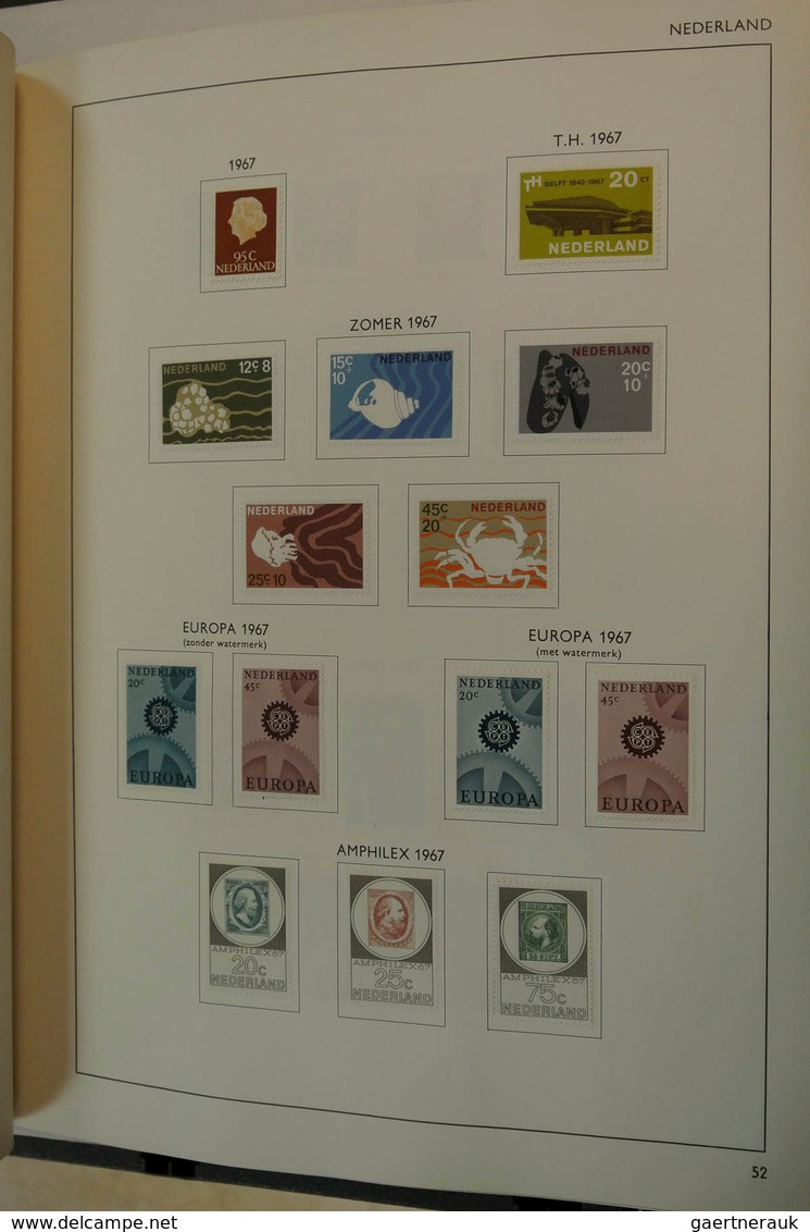 27424 Niederlande: 1852/1994: Well filled, MNH, mint hinged and used collection Netherlands 1852-1994 in H