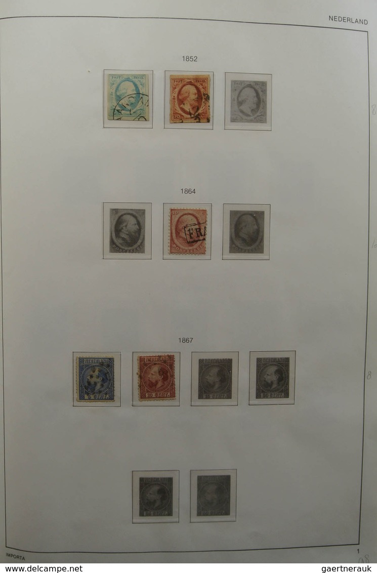 27427 Niederlande: 1852-1985. Reasonably Filled, MNH, Mint Hinged And Used Collection Netherlands 1852-198 - Lettres & Documents