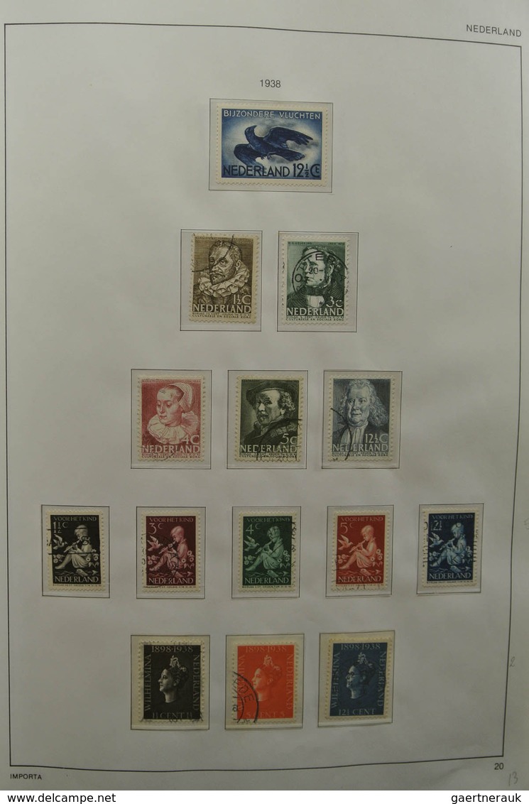 27427 Niederlande: 1852-1985. Reasonably filled, MNH, mint hinged and used collection Netherlands 1852-198