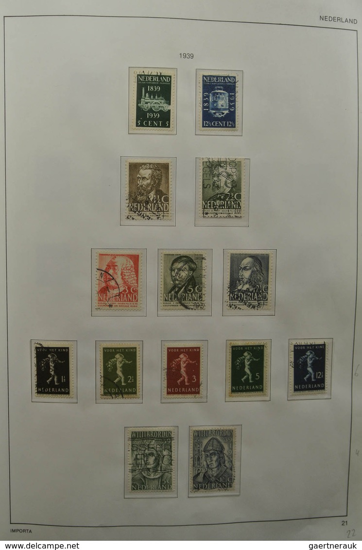 27427 Niederlande: 1852-1985. Reasonably filled, MNH, mint hinged and used collection Netherlands 1852-198