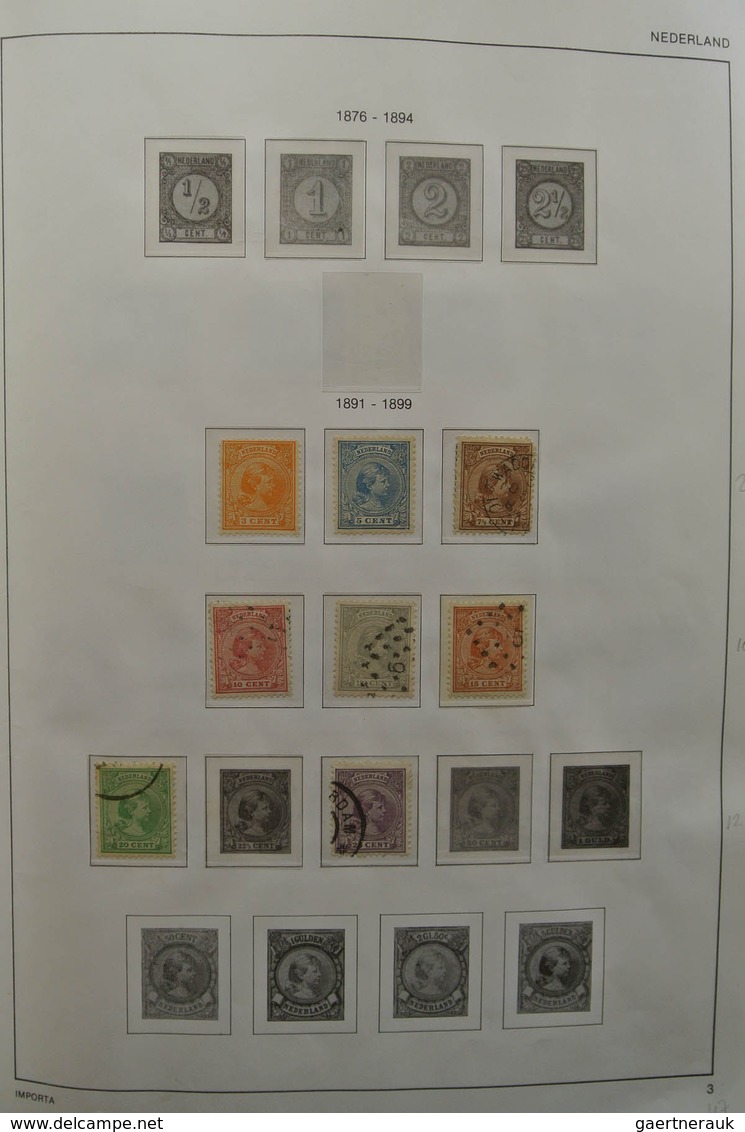 27427 Niederlande: 1852-1985. Reasonably filled, MNH, mint hinged and used collection Netherlands 1852-198