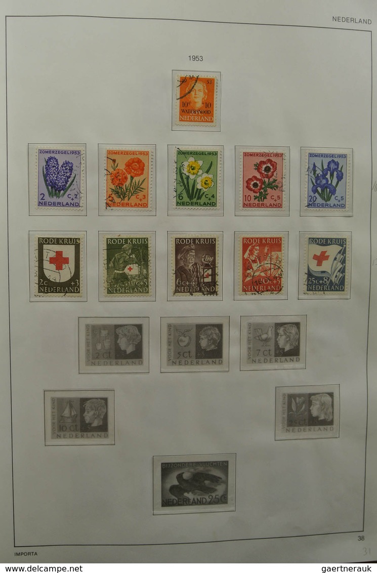 27427 Niederlande: 1852-1985. Reasonably filled, MNH, mint hinged and used collection Netherlands 1852-198