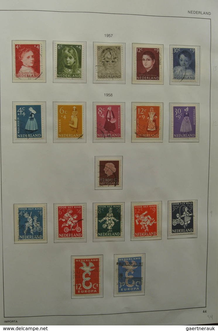 27427 Niederlande: 1852-1985. Reasonably filled, MNH, mint hinged and used collection Netherlands 1852-198