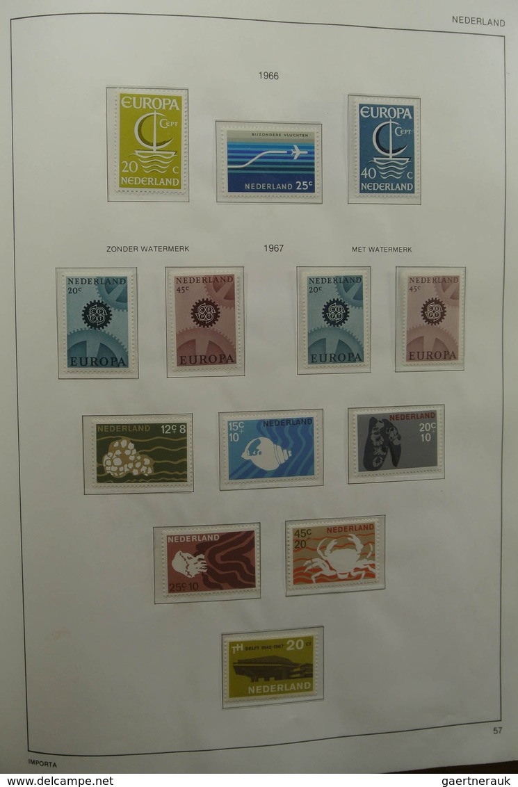 27427 Niederlande: 1852-1985. Reasonably filled, MNH, mint hinged and used collection Netherlands 1852-198