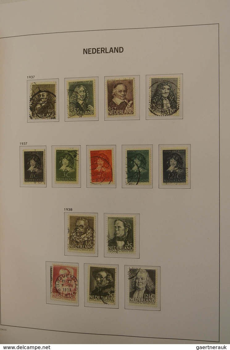 27428 Niederlande: 1852-1977. Well filled, MNH, mint hinged and used collection Netherlands 1852-1977 in 2