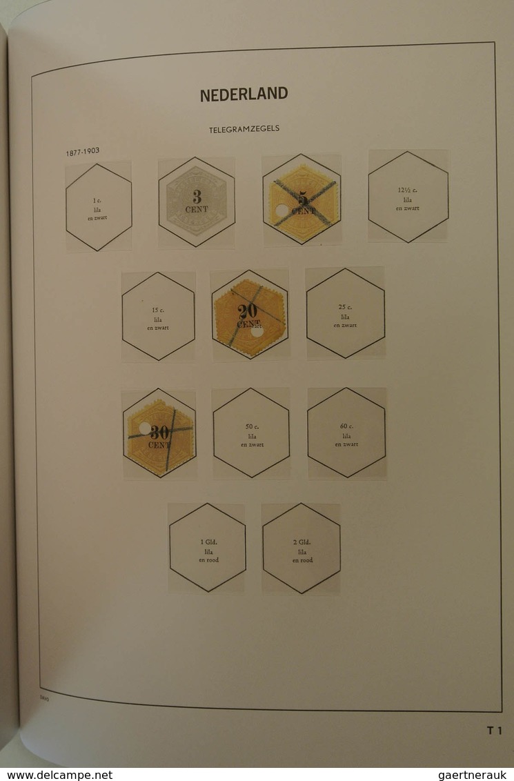 27428 Niederlande: 1852-1977. Well filled, MNH, mint hinged and used collection Netherlands 1852-1977 in 2