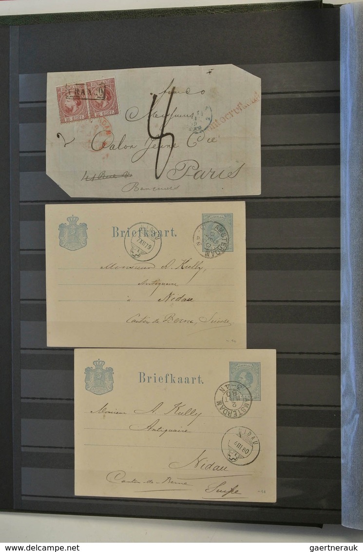 27435 Niederlande: 1852/1930: Small Collection Of 18 Covers Of The Netherlands 1852-1930 In Stockbook. Con - Lettres & Documents